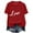 Red, variant on felwors Valentines Shirts for Women: Cute Love Heart Shirt Valentine T Shirt Red Short Sleeve Casual Hearts Tops(Dark Gray, XXXL)