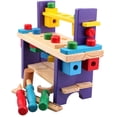 thumbnail image 1 of Children'S Tool Bench Wood, Workbench With Accessories Multifunctional Play Workbench For Children, 27 X 22 X 11cm, 1 of 7