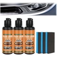 thumbnail image 1 of Trousse de Rénovation de Plastique pour Auto, Rénovateur de Plastique pour Voitures, pour Raviver l'Éclat des Plastiques et Caoutchoucs Délavés (3 Pcs), 1 of 7