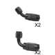 thumbnail image 1 of Adaptador de ajuste de Extremo giratorio 45 Cola 4 piezas universal anodizado, 1 of 8