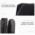 thumbnail image 2 of Likrtyny Guantes Ciclismo para Hombre Guantes Invierno Antideslizantes Fleece TouchScreen (Black XL), 2 of 9