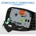 thumbnail image 2 of Fluorescent TZe Tape Compatible with Brother P Touch Label Maker, 2 Pack, 2 of 8