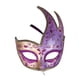 thumbnail image 4 of Máscara de mascarada Diseño vintage Decoración ligera Accesorios creativos Mardi Gras Púrpura, 4 of 9