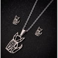 thumbnail image 4 of FcBaudy Boucles d'Oreilles pour Femmes, Cadeaux pour Femmes Ensemble de Pendentif de Mode pour Femmes Collier Clavicule Coloré Boucles d'Oreilles Exquises Serviette de Vaisselle, 4 of 5