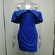 thumbnail image 3 of Vestido Vestido ajustado elegante con manga de volantes Traje diario de damas de color sólido (Azul oscuro L) Ygjytge Azul oscuro T L para Mujer, 3 of 8