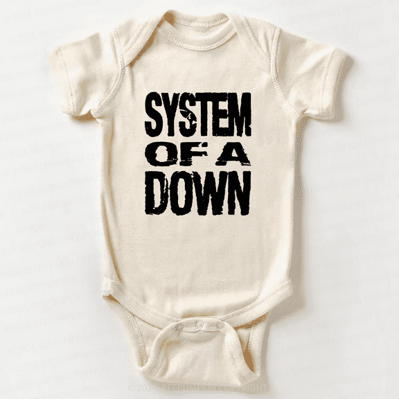 System Of A Down Baby Bodysuit Cute Baby Onesie, Baby Bodysuit Lat 4424 Cute Baby Onesie, BABY BODYSUIT LAT 4424