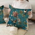 thumbnail image 4 of Ludlz Couch Pillow Cases Wear-resistant Washable Durable Flower Pattern Sofa Cushion Protector Cafe Home Sofa Car Decor, 4 of 8