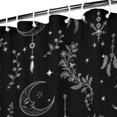 thumbnail image 3 of Black White Gothic Dreamcatcher Moon Star Pattern Shower Curtain 72"x84" ,Bathroom Decorative Shower Curtains Set with 12 Hooks,Modern Waterproof Washable Shower Curtain, 3 of 6