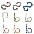 thumbnail image 2 of Guanhe Artificial Rose Vine 45 White Champagne Flowers Hanging Floral Garland for Wedding Arch Garden Background Engagement Decor,Hanging Rose Vine,Dark Blue-White,45 Head, 2 of 2