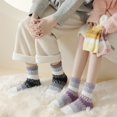 thumbnail image 5 of Fuzzy Socks for Women Winter Clothing Plush Fluffy Fleece Non-Slip Fitness Women Socks Yellow, 5 of 9