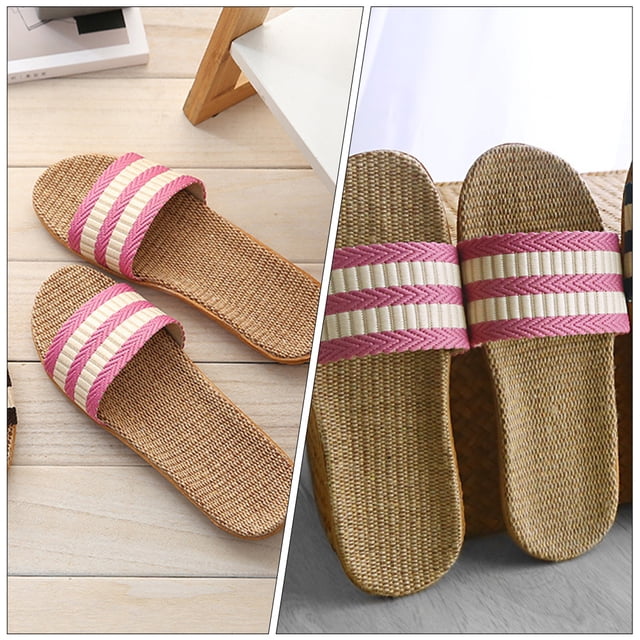 OUNONA 1Par Zapatillas De Interior Antideslizantes Con Cómodo Y