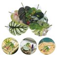 thumbnail image 1 of BRIGHTFUFU 6Ud Plataforma Para Reptiles Con Ventosas Hoja Monstera Artificial Para Terrarios Acuáticos, 1 of 7