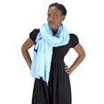 thumbnail image 1 of Nautical Anchor and Dainty Heart Print Light weight Summer Scarf, 1 of 10