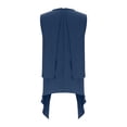thumbnail image 4 of Timegard Débardeur pour Femmes Col Rond Bas Irrégulier Léger Décontracté Couleur Unie Blouse, 4 of 6