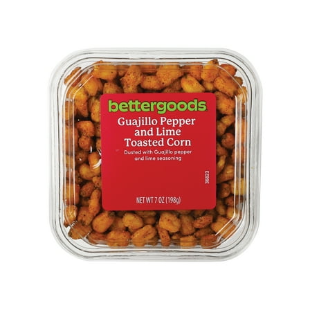 bettergoods Guajillo Pepper & Lime Toasted Corn Nuts, 7 oz Tub