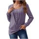 thumbnail image 3 of Sudadera con capucha para mujer,Blusa informal con capucha para mujer, manga larga, mezcla de poliéster y elastano, tejido suave y cómodo, ideal para uso diario en casa, sopatenor, 3 of 9
