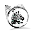 thumbnail image 1 of Palawan Tropical Style Pinto Animal Ring Adjustable Love Wedding Engagement, 1 of 3