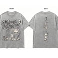 thumbnail image 5 of Midnight Margaritas Shirt, Witchy Cocktail Graphic Tee, Halloween Frog Witch Hat T-Shirt, Vintage Spooky Bar Cart Drink Lover Gift, 5 of 7