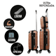 thumbnail image 5 of Set 3 Maletas De Viaje Carry On 10 Kgs Equipaje De Mano Ruedas Desmontables Cabina Avion, 5 of 5