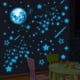 thumbnail image 2 of Adhesivos de pared Robmoda que brillan en la oscuridad con estrellas para techo, 2 of 7