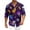 Dark Purple, variant on Mens Mardi Gras Shirts Long Sleeve Shirts for Men,Button Down Carnival Mask Printed Shirt for Men