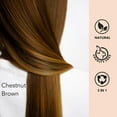 thumbnail image 3 of Chestnut Brown Hair Dye Shampoo 3 in 1, Color for Men & Women, Long-Lasting for 100% Gray Hair Coverage, 16.9 Fl Oz, 3 of 8