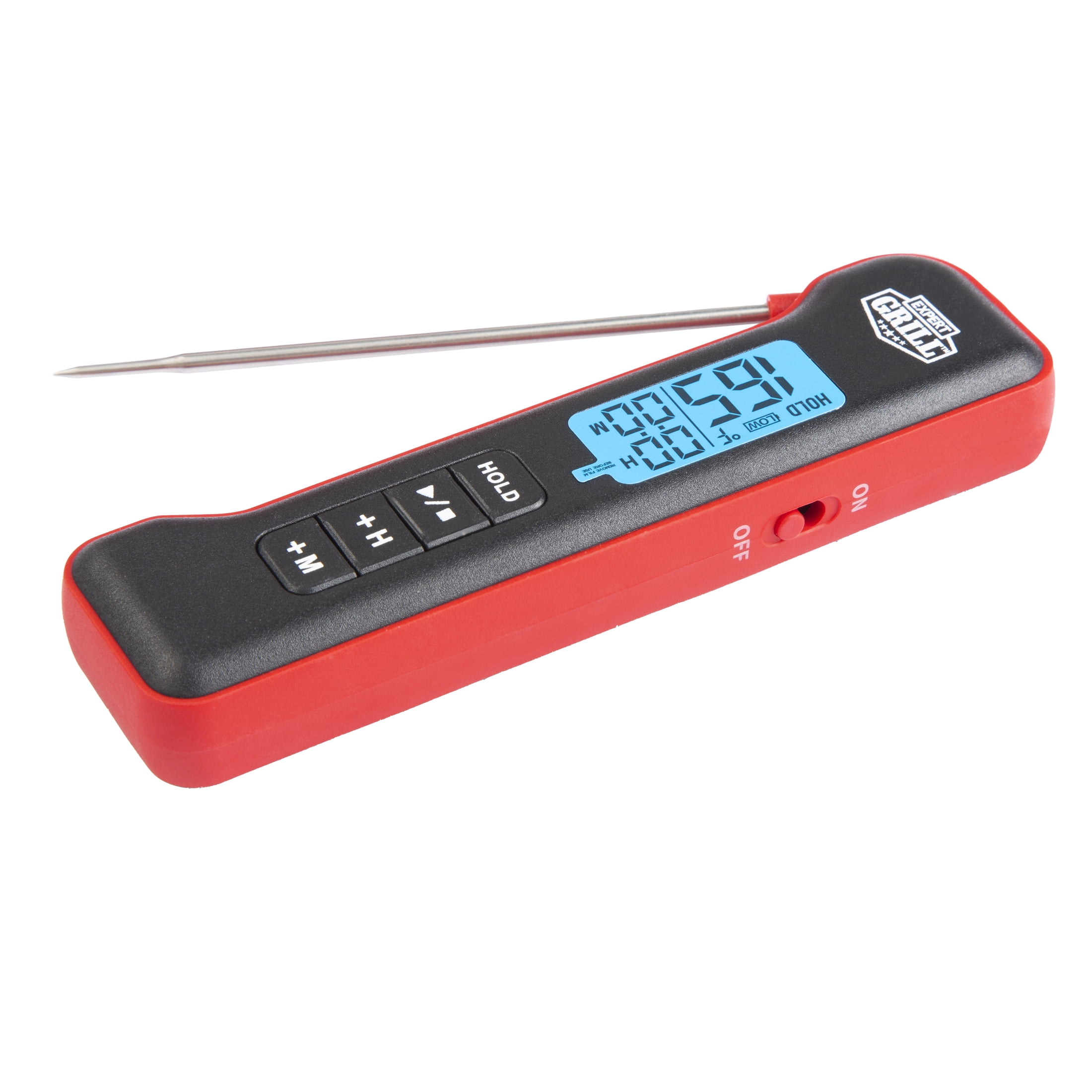 Expert Grill ABS Pocket Digital Instant Read Meat Grilling Thermometer,0.17lbs
