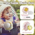 thumbnail image 3 of Baby Musical Crib Mobile with Projector Night Light Cartoon Rattles and Remote for Infant Boys Girls, 3 of 13