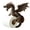 Brown, variant on Dserhfy Dragon Tissue Roll Dispenser Decorative Toilet Roll Holder Wall Mounted Paper Holder for Bathroom And Kitchen Dragon Lovers Gift