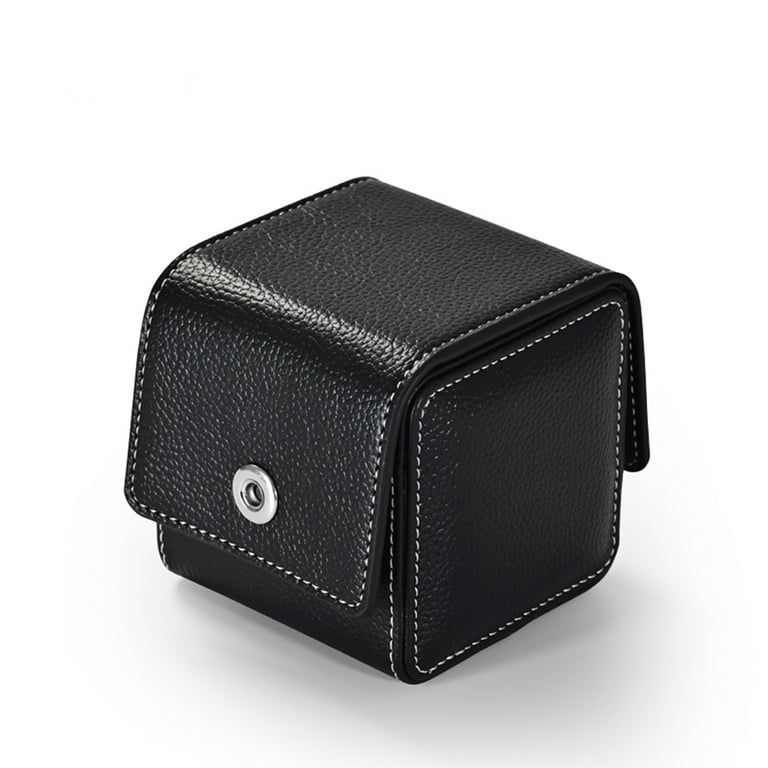 Oirlv Watch Box Travel Watch Case Watch Storage Display Box Single Portable  Leather 