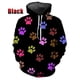 thumbnail image 4 of Nueva sudadera con capucha con estampado 3D de huellas de perro divertidas y a la moda para mujer y hombre, sudadera con capucha con personalidad creativa, sudadera informal de manga larga, 4 of 5