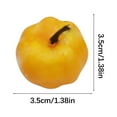 thumbnail image 2 of Chmadoxn 10Pcs Artificial Pumpkins, Lifelike Pumpkin Ornament, Simulation Pumpkin Model for Harvest Halloween Fall Autumn Thanksgiving Wedding Decoration, 2 of 2