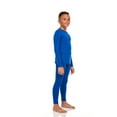 thumbnail image 3 of Bodtek Boys Crewneck long johns base layer Set (Royal Blue Small), 3 of 6