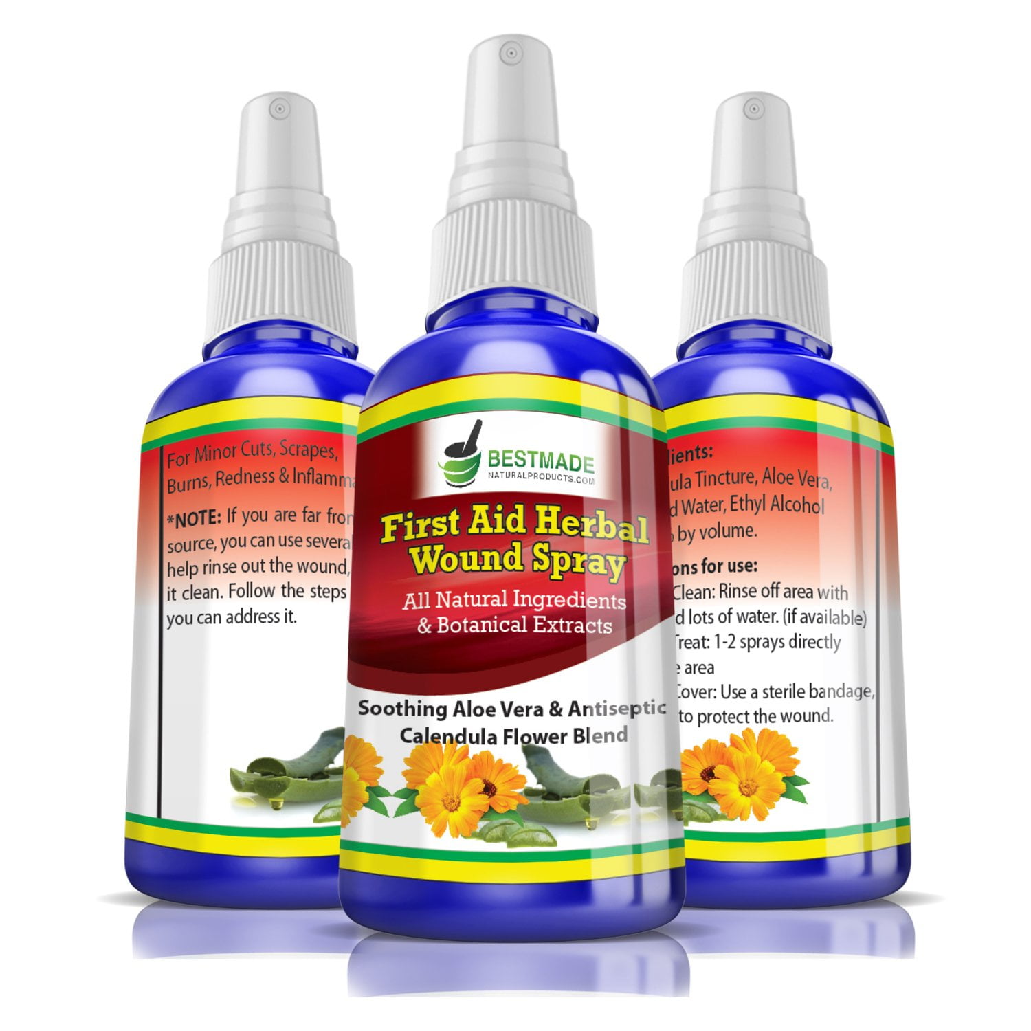 BestMade Natural Products First Aid Herbal Wound Spray 30mL Walmart