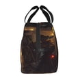 thumbnail image 2 of Lsque Cool Skull Western Cowboy Pattern Lunch Bag Women/Men Insulated Lunch Box,Small Leakproof Cooler Food Lunch Containers Reusable High Capacity Lunch Tote Bags, 2 of 6