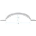 thumbnail image 3 of HLONK V171  White Steel Screen Door Handle 2 Piece 2 Per Pack, 3 of 4