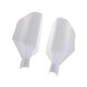 thumbnail image 5 of 2 protectores de manos para motocicleta, resistentes al viento, reemplazan el componente del parabrisas y protegen las manos. Blanco, 5 of 9