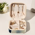 thumbnail image 6 of Koala Travel Portable Square Jewelry Stand, Earring Organizer, Ring Storage, Necklace Holder, Bracelet Stand - Suitable for Girls and Women, Travel Organizer Jewelry Boxes, 6 of 6