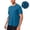 Navy, variant on Chiccall Mens Summer Lightweight Athletic Tees Stretch Wrinkle-Free Workout Gym Running T Shirts Crew Neck Short Sleeve