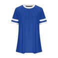 thumbnail image 4 of T-Shirts For Women Sevevn Women's Round Neck Fashionable Casual Short Sleeved Spring/Summer Top, 4 of 4