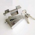 thumbnail image 1 of Sturdy stainless steel padlock, anti-theft, size 40 mm, security padlock with 3 keys for co, 1 of 5