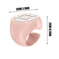 thumbnail image 3 of SSZMDLB under $5 Bluetooth Remote Control, Fingertip Wireless Bluetooth Remote Control, Ring Shape Remote for Smartphones, Hand Free Selfie Shutter and Video Control, Ebook Page Turner for Reading, 3 of 8