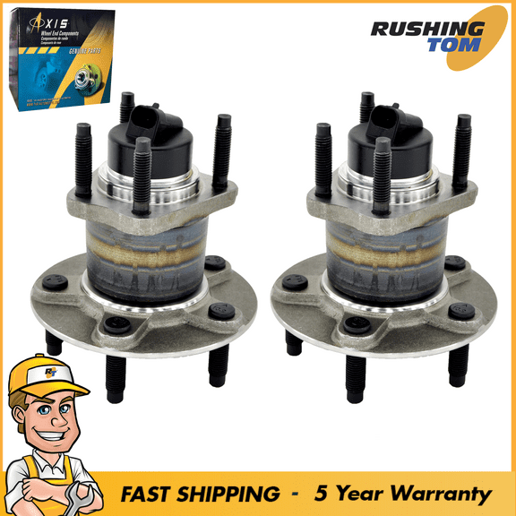 2 Rear Pair Wheel Hub Bearing Assembly Fits 2005-10 Chevrolet Cobalt HHR 06-11