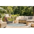 thumbnail image 3 of Simply Daisy 5' Round Pepper Mudcloth Spring Chenille Indoor/Outdoor Rug, 3 of 4