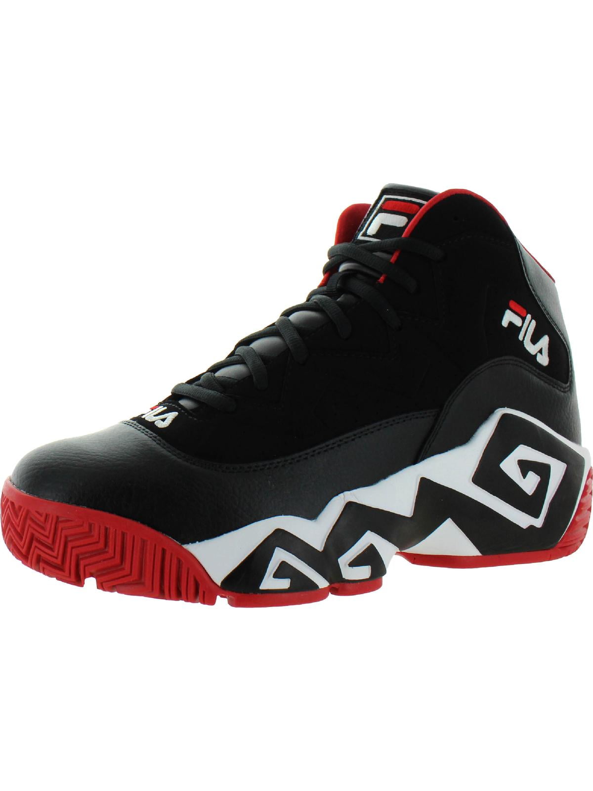 FILA - Fila Mens MB Leather Logo Basketball Shoes ...