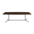 thumbnail image 2 of Bush Business Furniture 96W x 42D Boat Shaped Conference Table in Black Walnut, 2 of 6