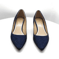 thumbnail image 2 of Jewel Badgley Mischka Frenchie Dress Pumps Women's Shoes, navy, Size 10.0, 2 of 4