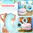 thumbnail image 4 of Flotadores Inflables para Piscina Anillos Macaron ShinyRelief para Adultos, 4 of 7