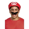 thumbnail image 3 of Disguise Mario Hat Mustache Halloween Costume Accessory, 3 of 3