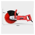 thumbnail image 2 of 3000W Multi-function Wall Slotting Machine Electric Slotting Machine Concrete Cutting Machine + Diamond Saw Blade, 2 of 5